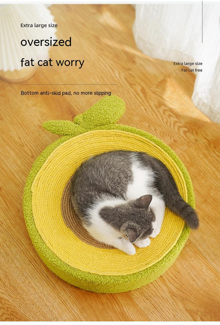 Avocado Cat Scratching Toy