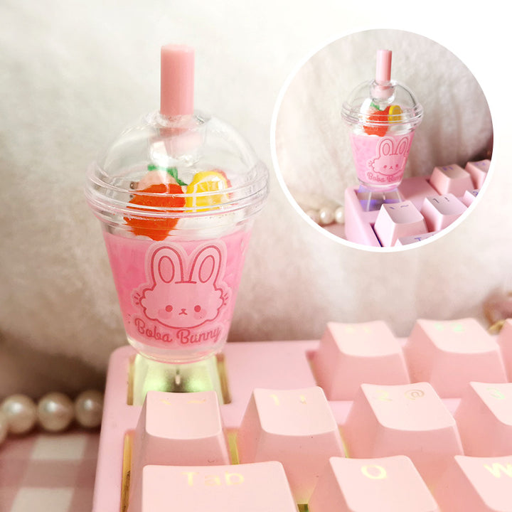 Girl's Personalized Ice Cream Cup Keycap Translucent