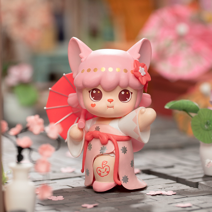 Robotime Rolife HANHAN NAI Blind Box Action Figures Toys Martial Arts Series Character Model Gift For Children Collectible