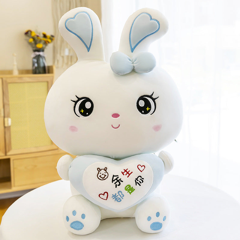 Plush Toy Earphone Rabbit Pillow Soft Cute