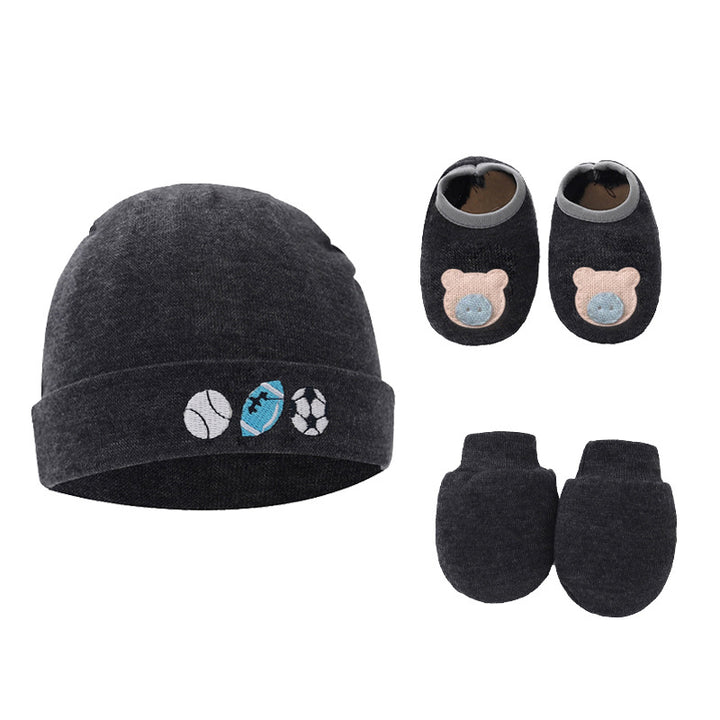 Baby Beanie with Socks Set