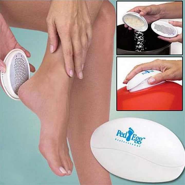 Egg type foot grinder