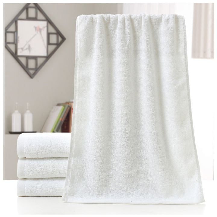 White towel for foot massage
