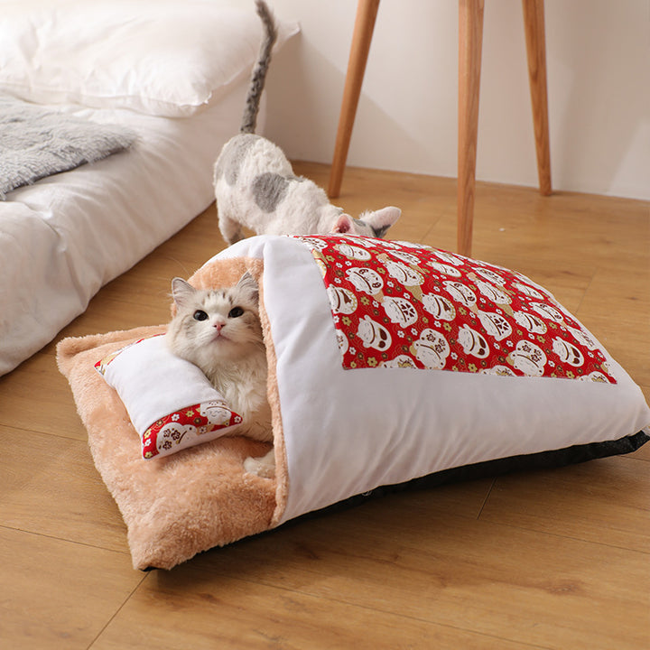 Cat Litter Winter Warm Cat Closed Removable And Washable Quilt