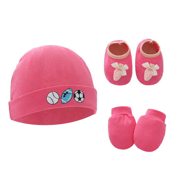 Baby Beanie with Socks Set