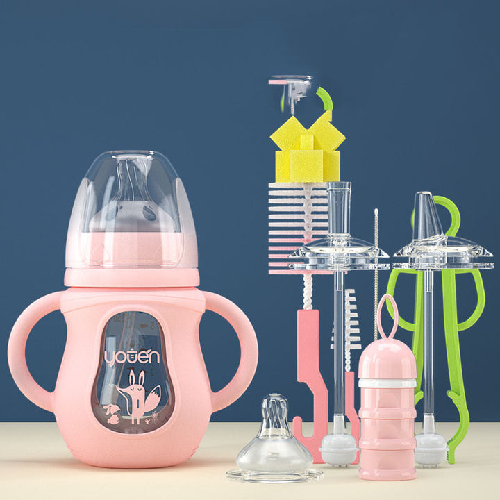 Baby Water Bottle with Silicone Straw