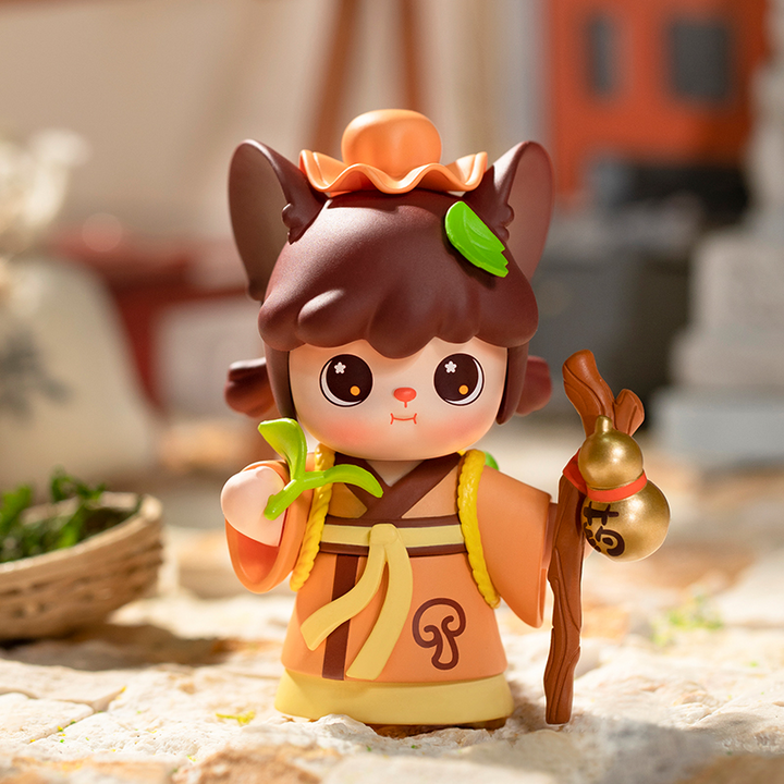 Robotime Rolife HANHAN NAI Blind Box Action Figures Toys Martial Arts Series Character Model Gift For Children Collectible