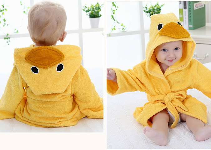 Cartoon Baby Hooded Towel