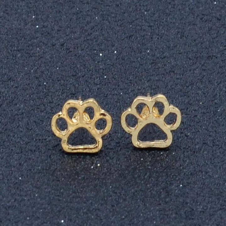 Cute animal foot earrings