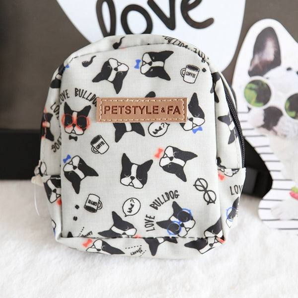 French Bulldog Face Prints Backpack