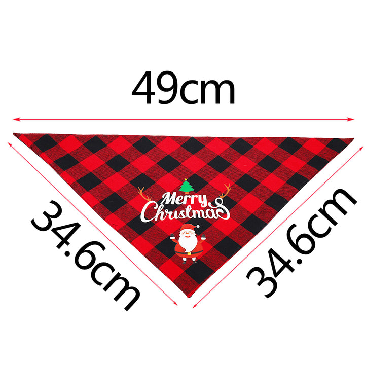 Christmas Dog Bandana Pet Triangle Scarf For Puppy And Cat Pet Festive Accessories Small Dogs Bandana Hot Dog Accessories Gift