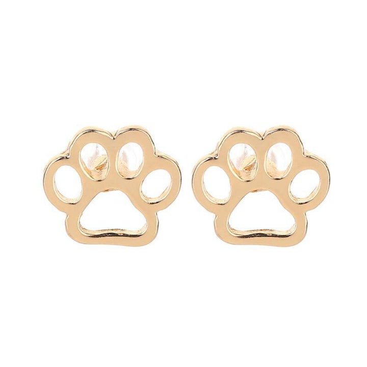 Cute animal foot earrings