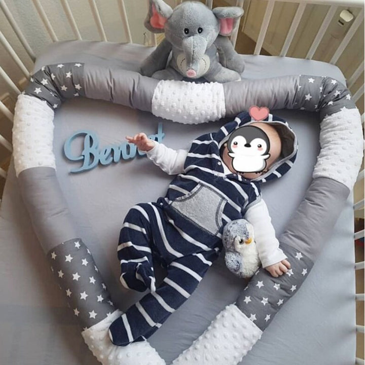 Baby Cotton Round Crib Fence
