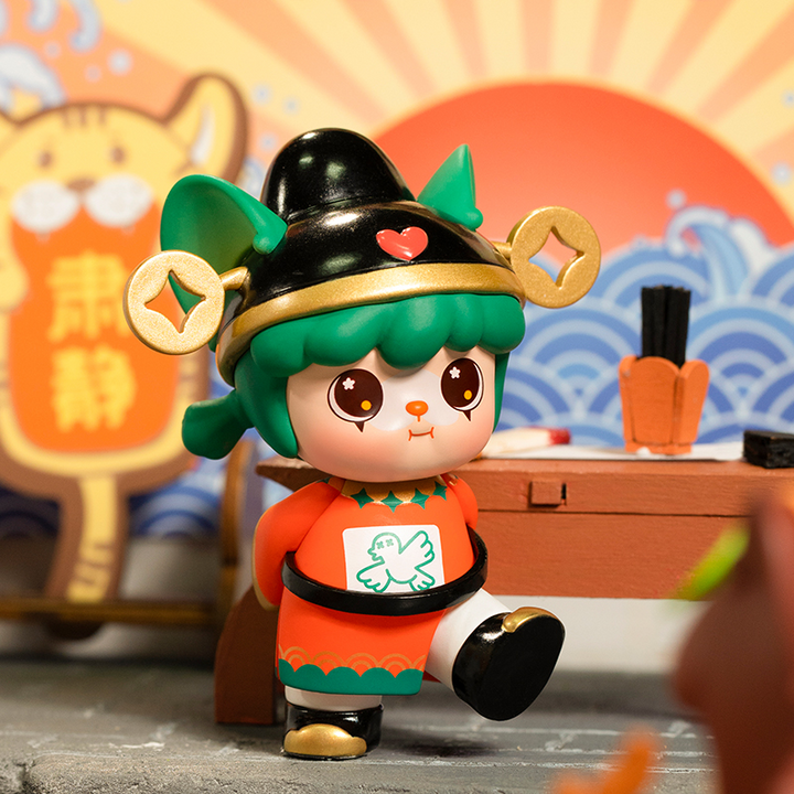 Robotime Rolife HANHAN NAI Blind Box Action Figures Toys Martial Arts Series Character Model Gift For Children Collectible