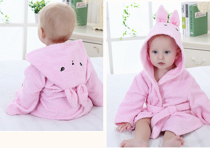 Cartoon Baby Hooded Towel