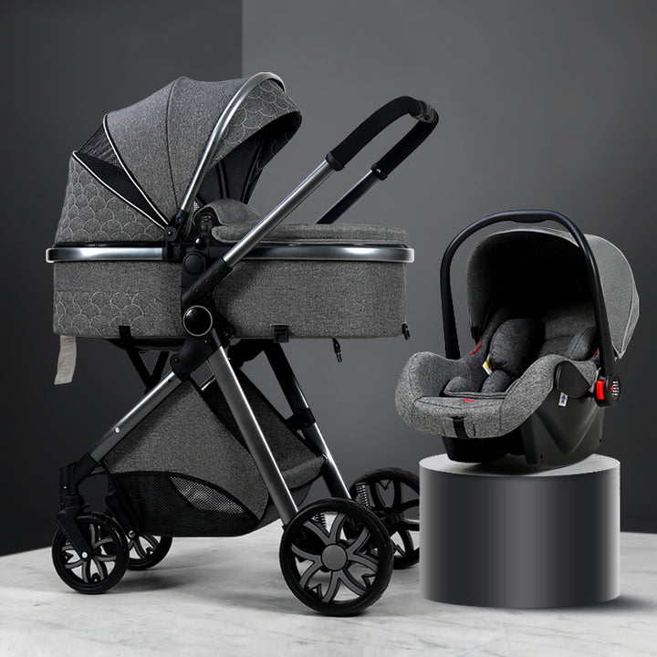 Spacious Baby Stroller Can Sit And Lie Down