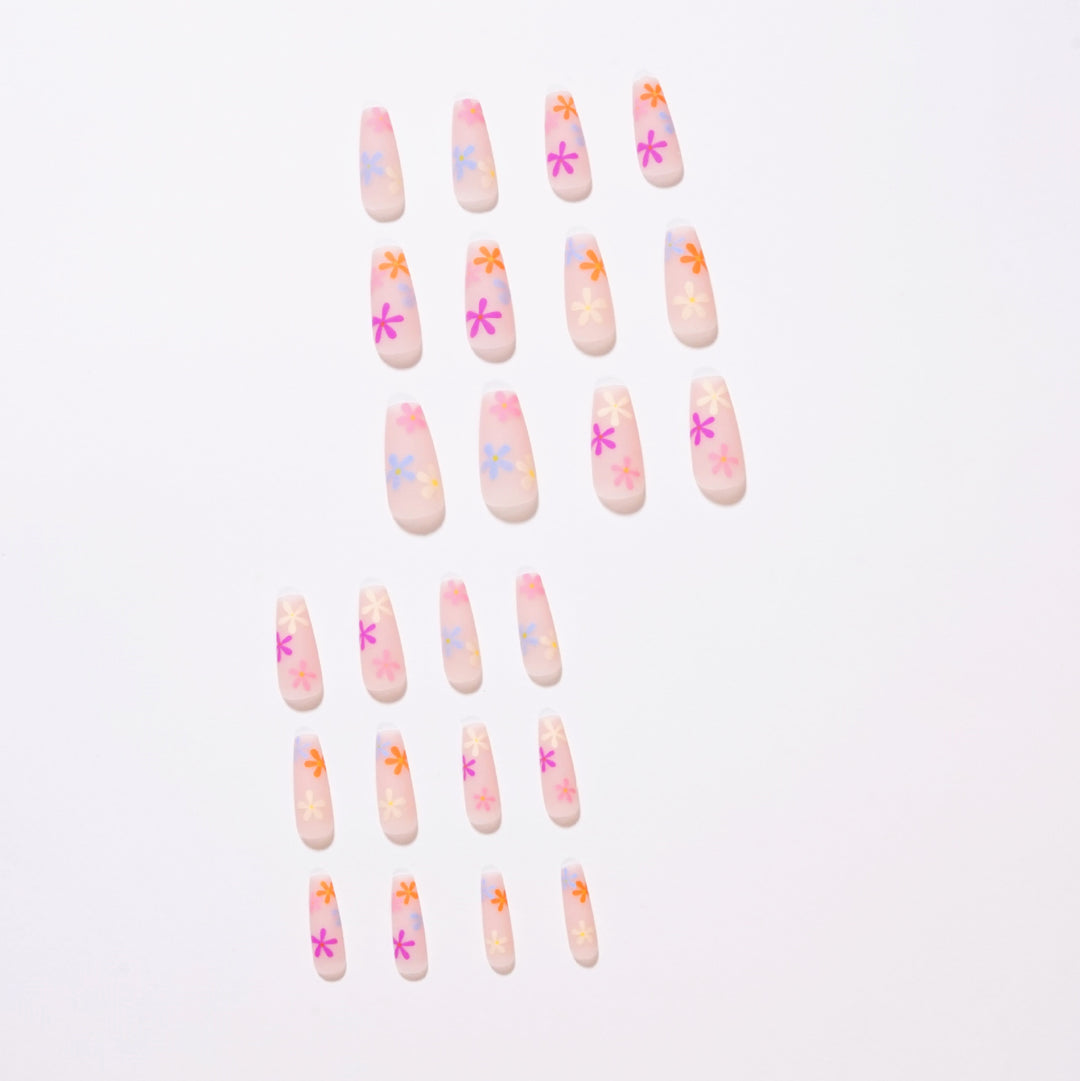 Wear Butterfly Nail Sticker Ballet 24 Pieces