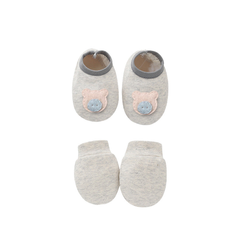 Baby Beanie with Socks Set