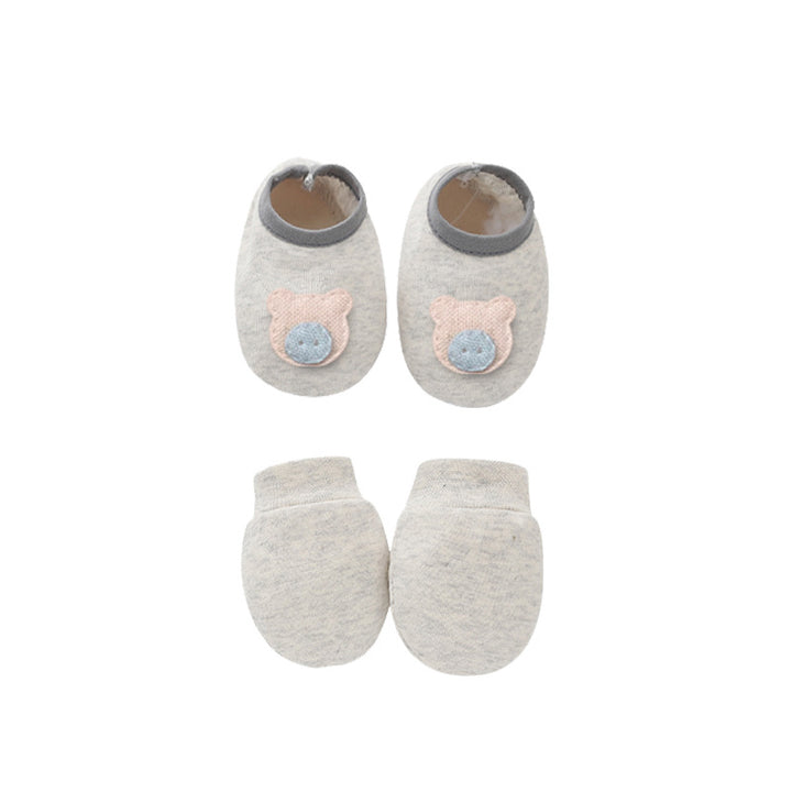 Baby Beanie with Socks Set