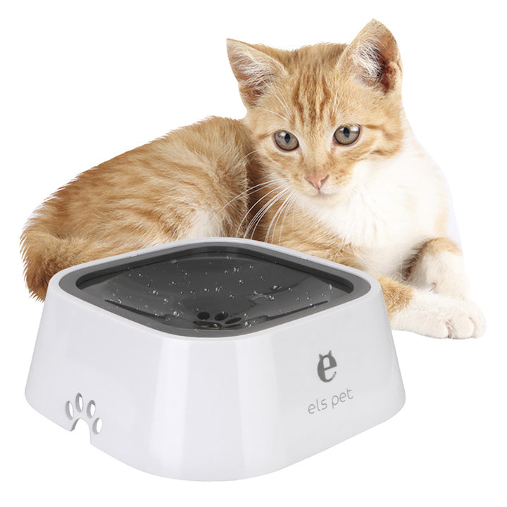 1.5L Cat & Dog Anti-Overflow Water Bowl