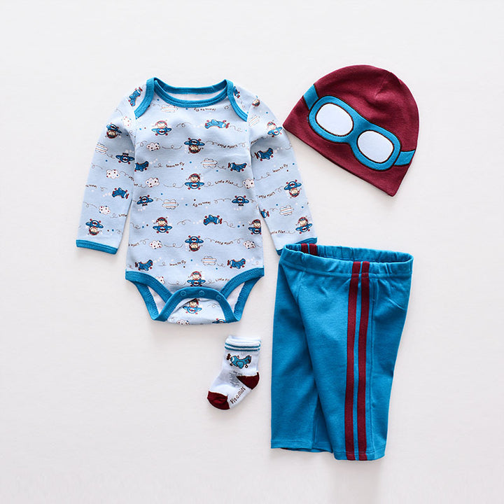 Baby Autumn 4 in 1 Jumpsuit Set