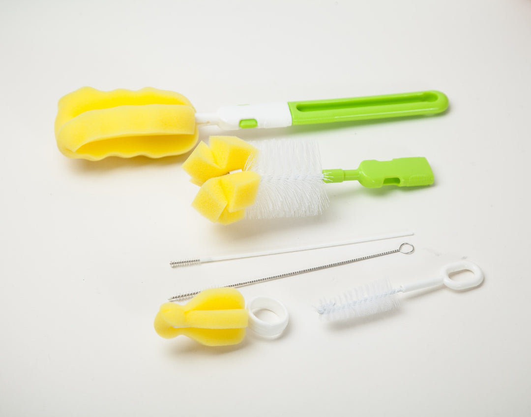 6-piece Sponge Bottle Brush Set