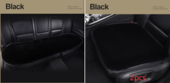 Car Seat Winter Plush Single Seat Square Cushion