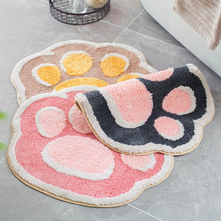 Bathroom non-slip mat absorbent foot pad
