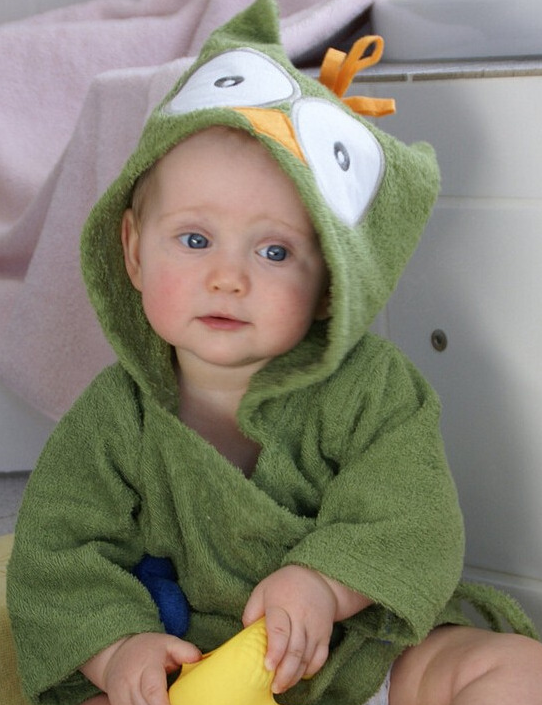 Cartoon Baby Hooded Towel