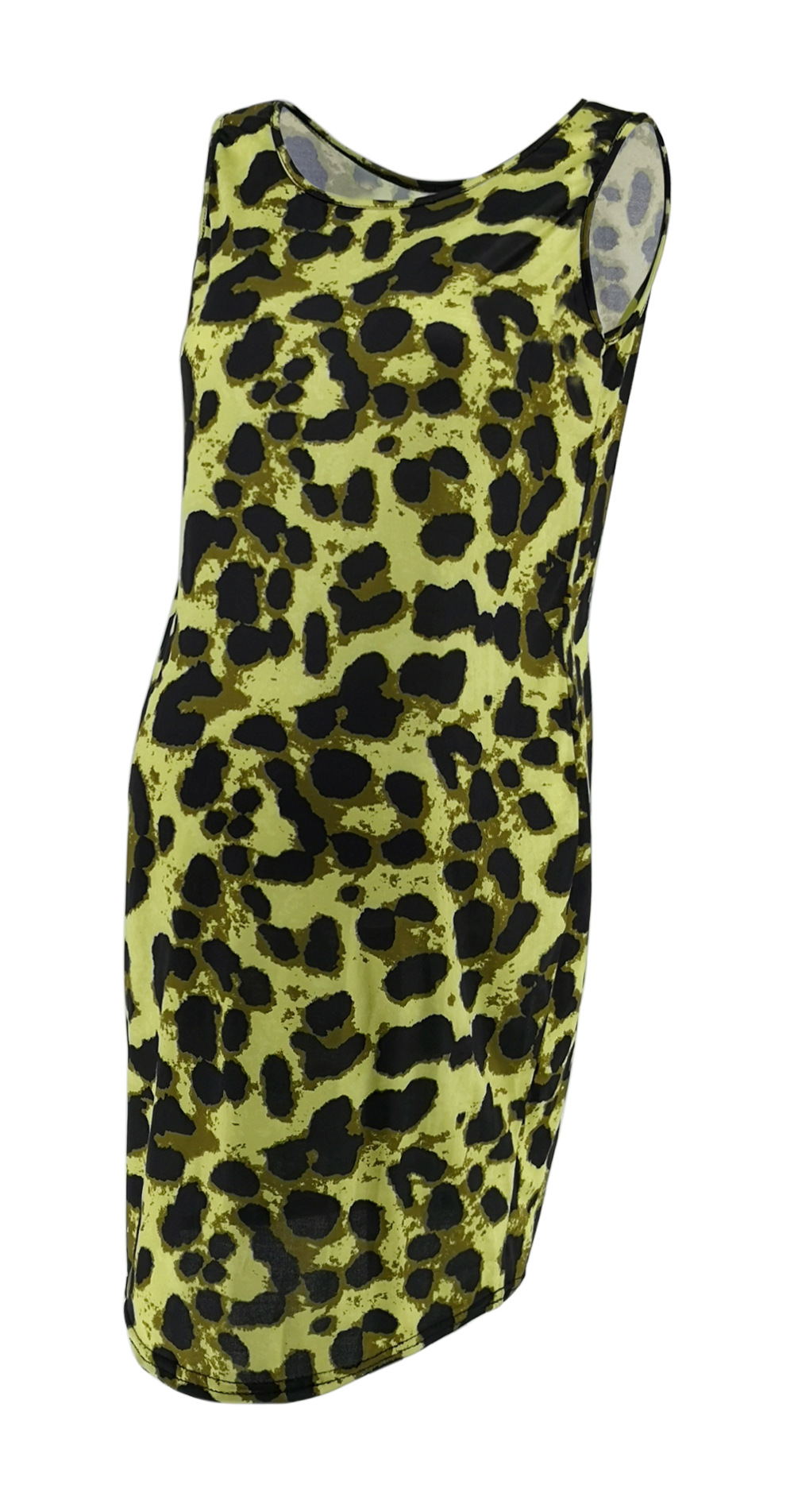 Leopard Dress Summer Sleeveless Pregnant Women