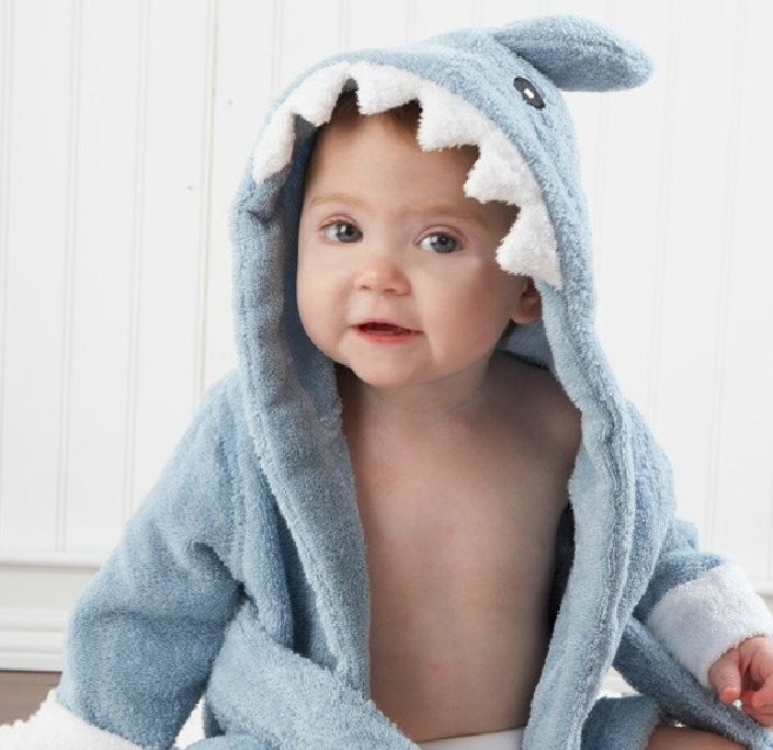 Cartoon Baby Hooded Towel
