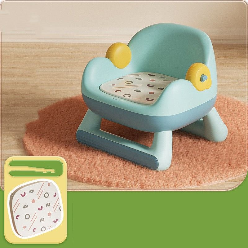 Household Baby Backrest Plastic Dining Chair