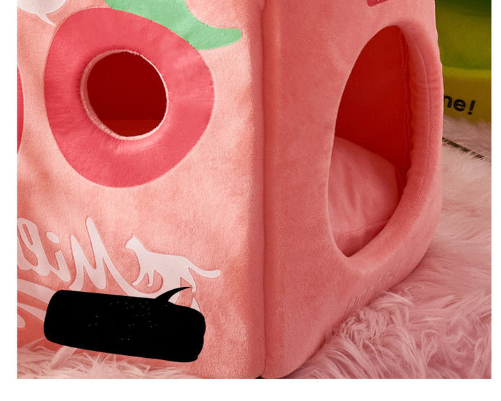 Winter Warm Cat Closed Removable And Washable Cat Litter