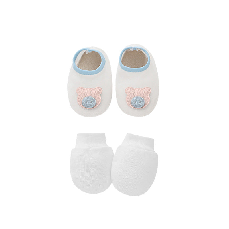 Baby Beanie with Socks Set
