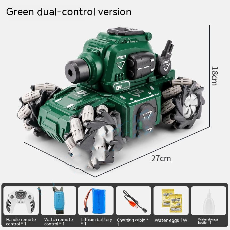 24g Remote Control Tank Children's Lighting Water Bomb Toys