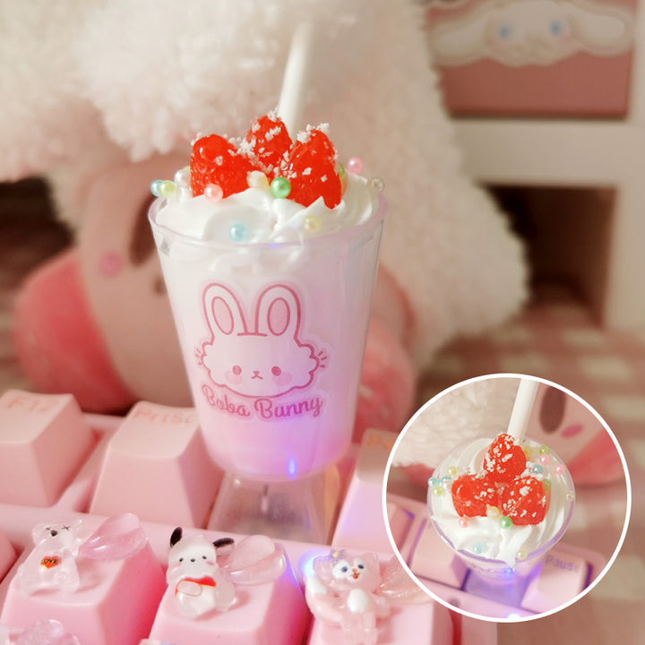 Girl's Personalized Ice Cream Cup Keycap Translucent