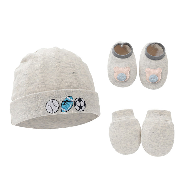 Baby Beanie with Socks Set