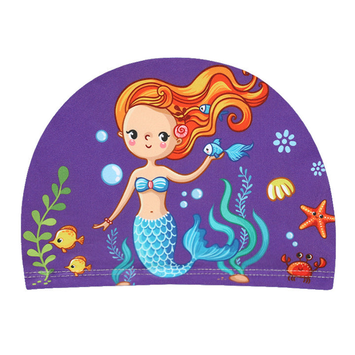 Children's Cartoon Printed Swimming Hat