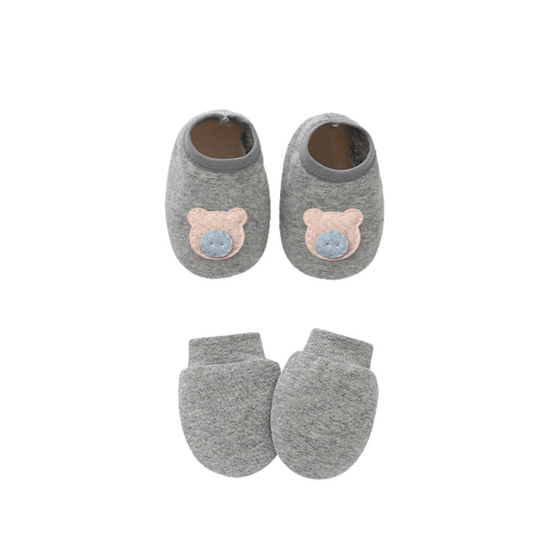 Baby Beanie with Socks Set