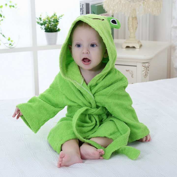Cartoon Baby Hooded Towel