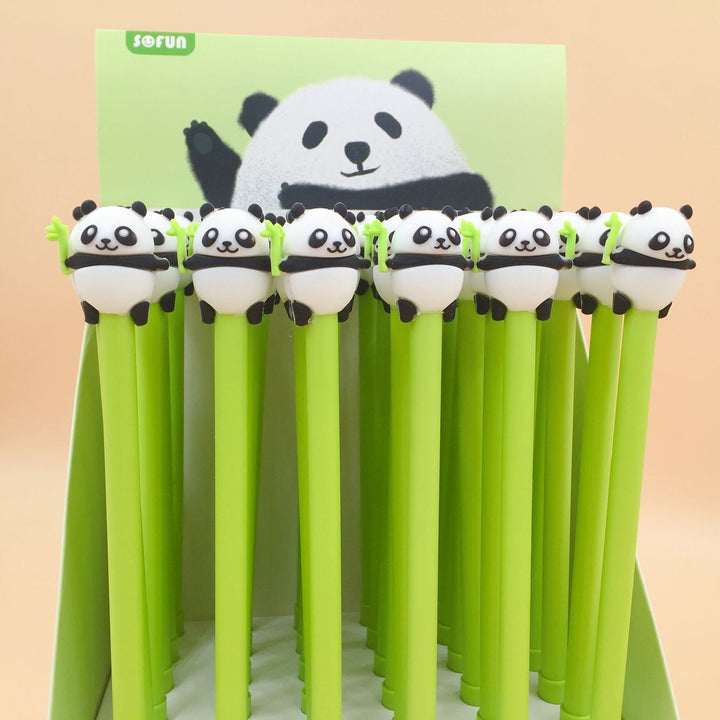 Silicone Cartoon Panda Cartoon Silicone Gel Pen