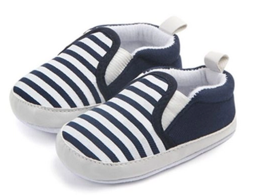 Toddler First Walkers Striped Loafers