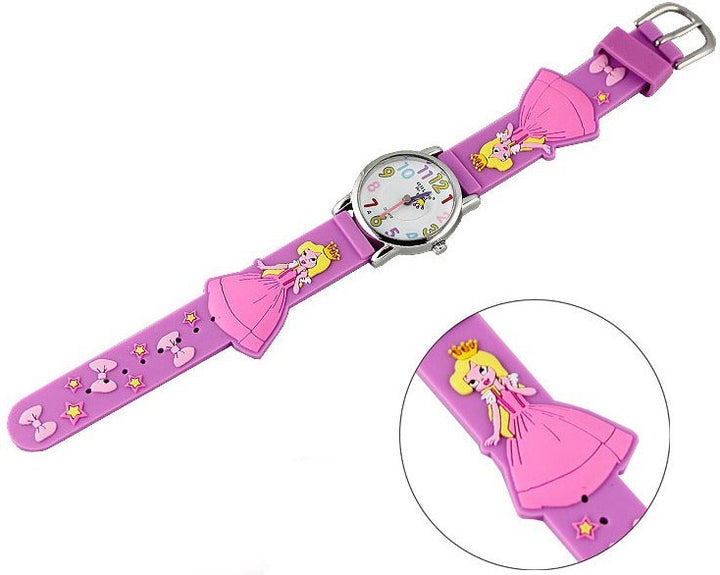 Children cartoon silicone watch
