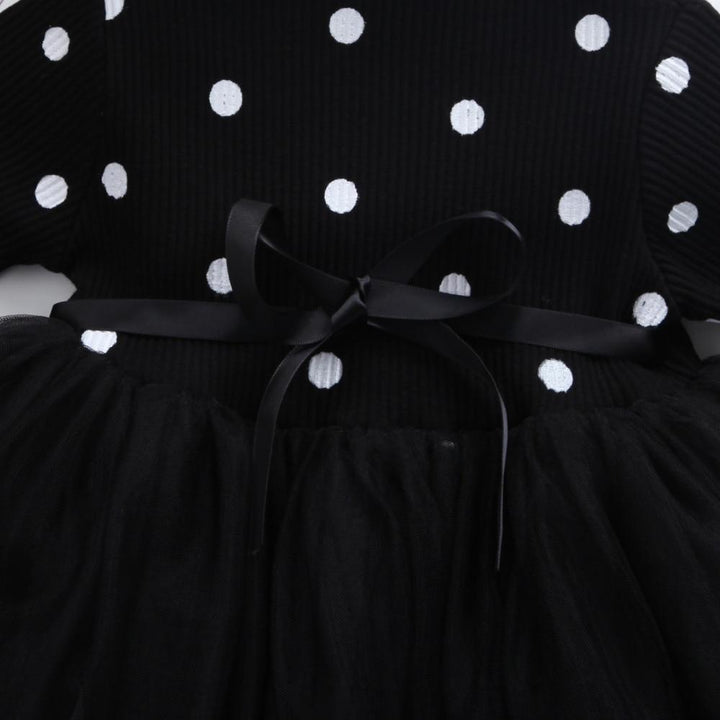 Baby Long Sleeve Tutu Lace Dress