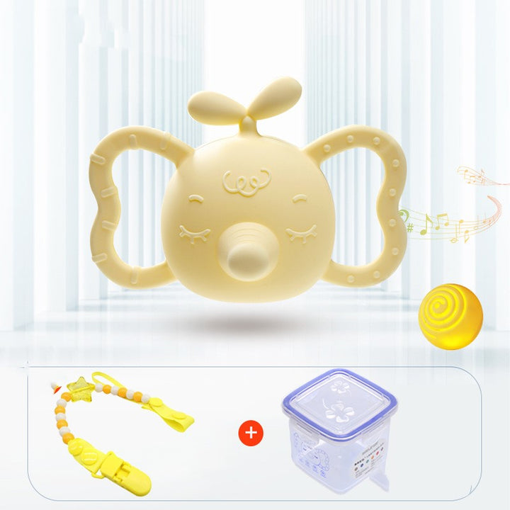 Baby Silicone Teether Rattle
