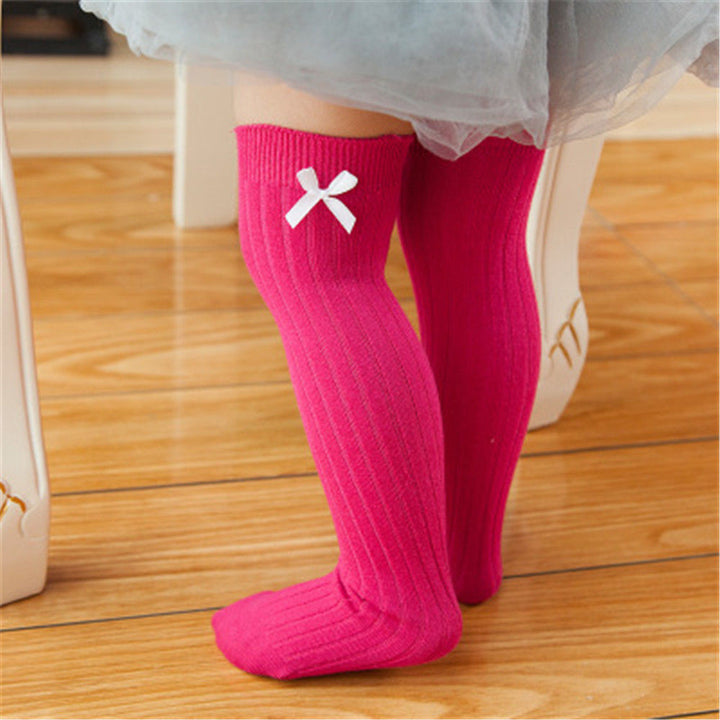 Children's Stockings with Bow Design