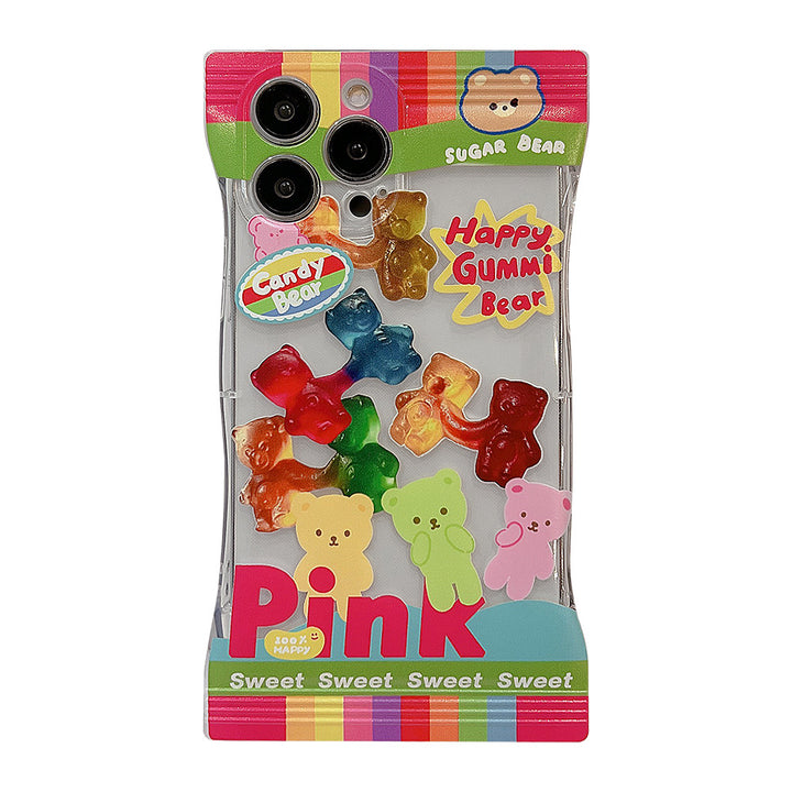 Transparent Gummy Bear Applicable Mobile Phone Shell For IPhone