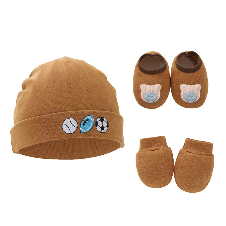Baby Beanie with Socks Set