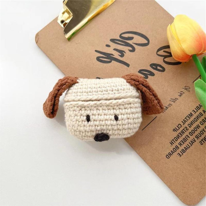 Long Ear Dog Wireless Bluetooth Headset Protective Cover Knitted