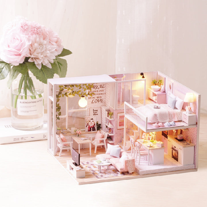 Fantasy Princess Loft Building Model Children Toys